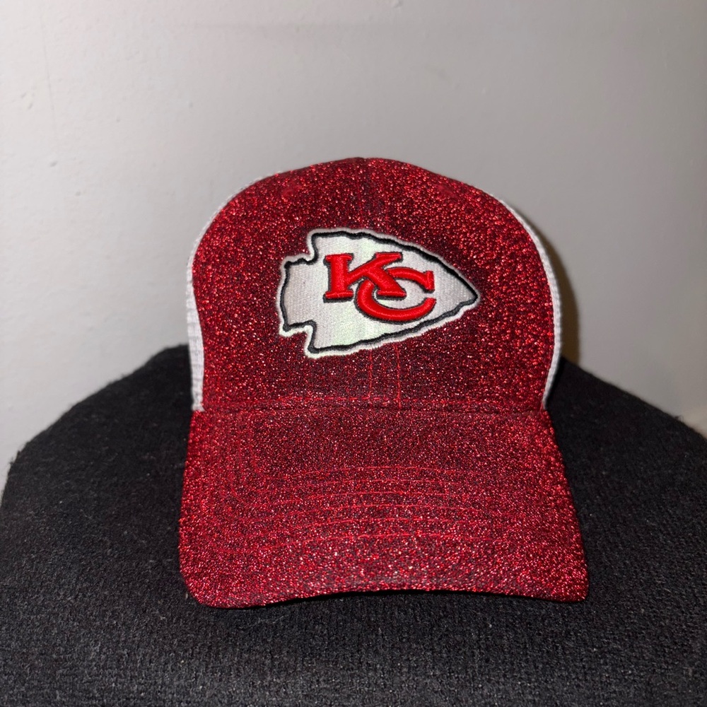NFL Kansas City Chiefs Red Sparkle Hat